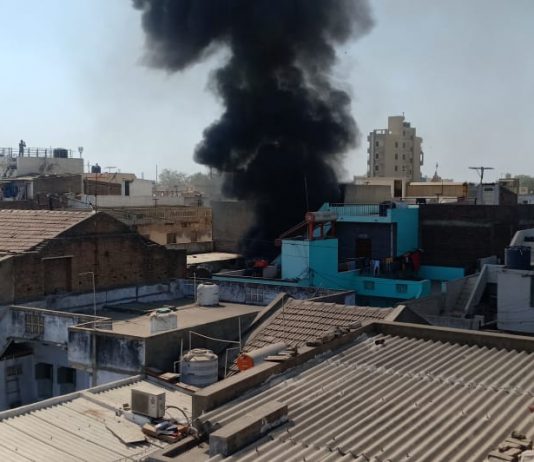 Breaking: મોરબીના મહેન્દ્રપરા-5 માં ભંગારના ડેલામાં ભીષણ આગ