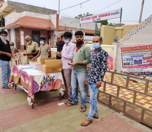 ટંકારામાં ઇન્ડિયન લાયન્સ ક્લબ દ્વારા હોમિયોપેથીક દવાનું વિનામૂલ્યે વિતરણ