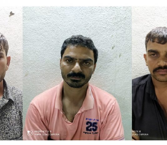 વાંકાનેર: પ્રોહિબિશન ના ગુના હેઠળ 8 માસથી નાસ્તા ફરતા ત્રણ આરોપી ઝડપાયા