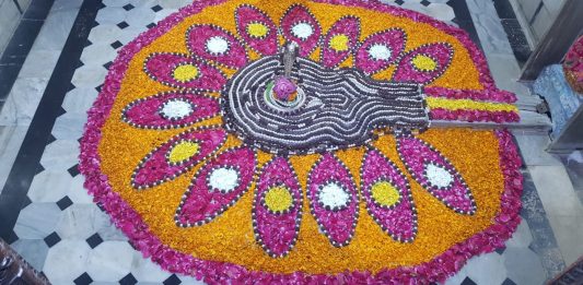 મોરબી: જુઓ ગ્રીનચોકમાં કુબેરનાથ દાદા ને રુદ્રાક્ષનો શણગાર