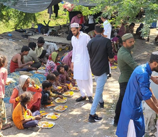 મોરબીમાં ઝૂંપટપટ્ટીના દરિદ્રનારાયણનો જાઠરાગ્નિ ઠારી ઇદની ઉજવણી