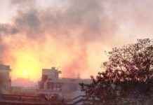 મોરબીની મુખ્ય પોસ્ટ ઓફિસની બાજુના બંધ મકાનમાં આગ લાગી