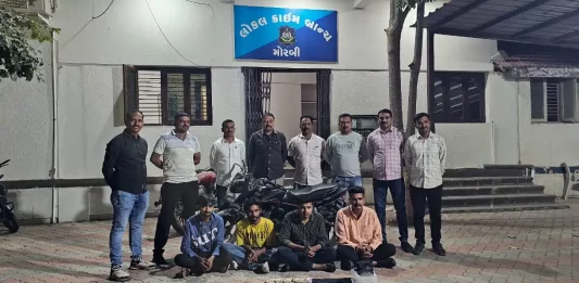 મોરબીની માઈક્રો ફાયનાન્સ ઓફીસની તિજોરીમાંથી લાખોની ચોરી કરનાર ચાર કર્મચારી ઝડપાયા