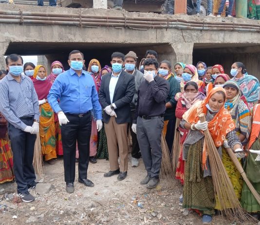 મોરબી મહાનગરપાલિકા દ્વારા મચ્છુ નદીનું સફાઈ અભિયાન