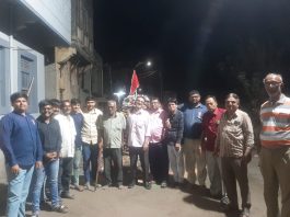 ધોરાજી ખાતે મહાલક્ષ્મી ગરબી મંડળ ગ્રુપ દ્વારા કરાયુ હોલિકા દહન