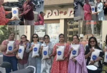 મુસ્કાન વેલફેર સોસાયટી દ્વારા તપતી ગરમીમાં શ્રમિકોને 100 કેનવાસ કોલ્ડ વોટર બેગ્સનું વિતરણ